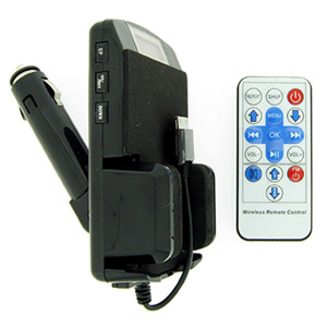 FM Transmitter for iPhone 3G/iPod/ MP3 w/Remote - Connect Your P
